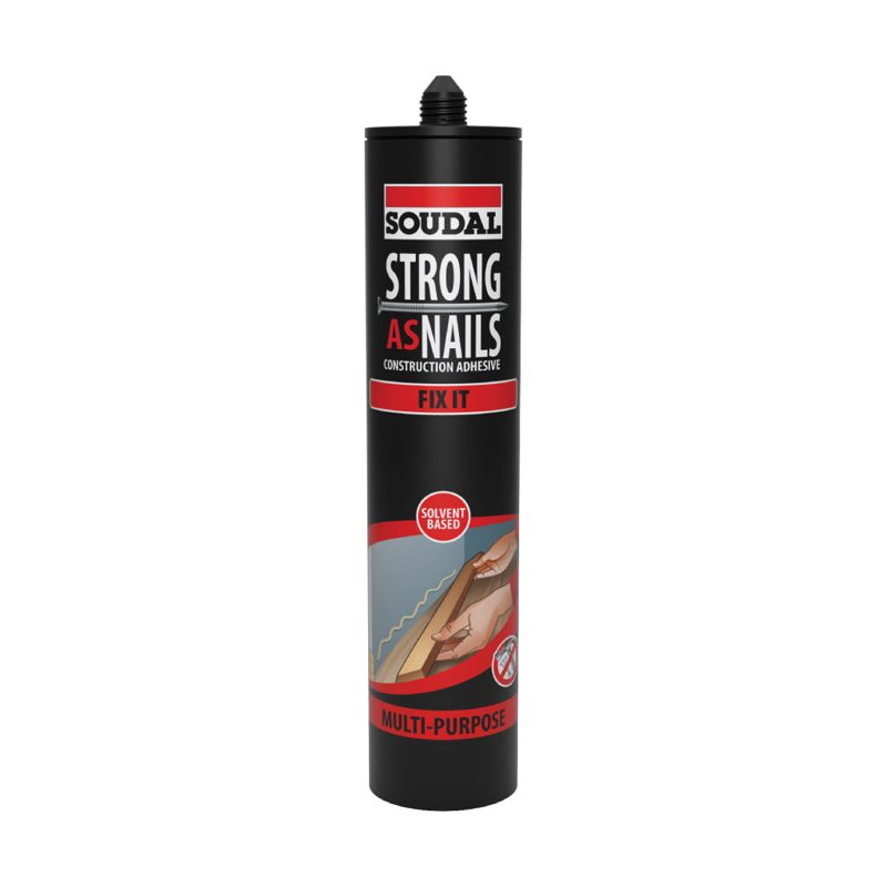 Soudal Construction Adhesive Strong As Nails Fix-It 350g, Roofing Sheets - Construction Supplies Australia