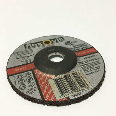 Flexovit Premium Cut Off Disc Depressed Center For Metal - 180 x 3.4 x 22.23mm, Roofing Sheets - Construction Supplies Australia
