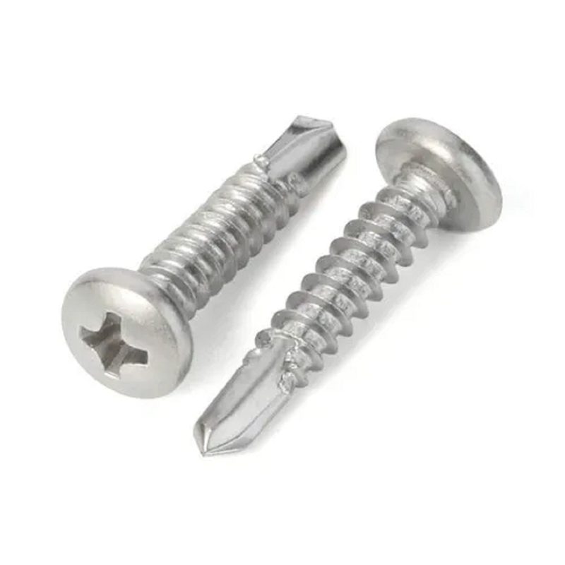 Self Drilling Pan Head Metal Screw - Class 3 Galvanised / 8-18 x 12mm, Fasteners & Fixings - Construction Supplies Australia
