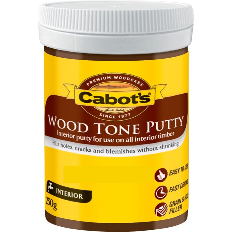 Cabots Woodtone Putty Antique Walnut - 250g, Sealants & Adhesives - Construction Supplies Australia