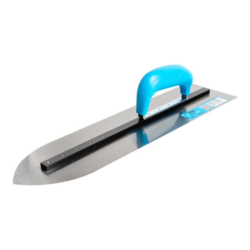 Ox Finishing Trowel Pointed Stainless Steel With Duragrip Handle 115 X 405mm, Roofing Sheets - Construction Supplies Australia