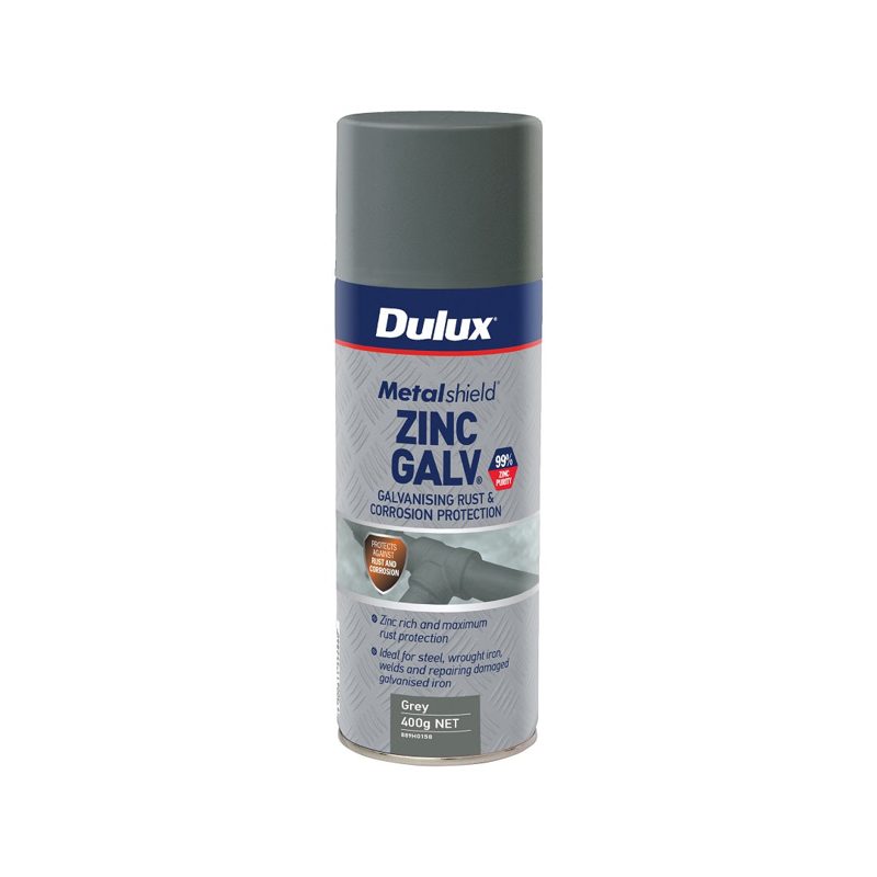 Metalshield Cold Galv Primer Grey Spray 400g, Roofing Sheets - Construction Supplies Australia
