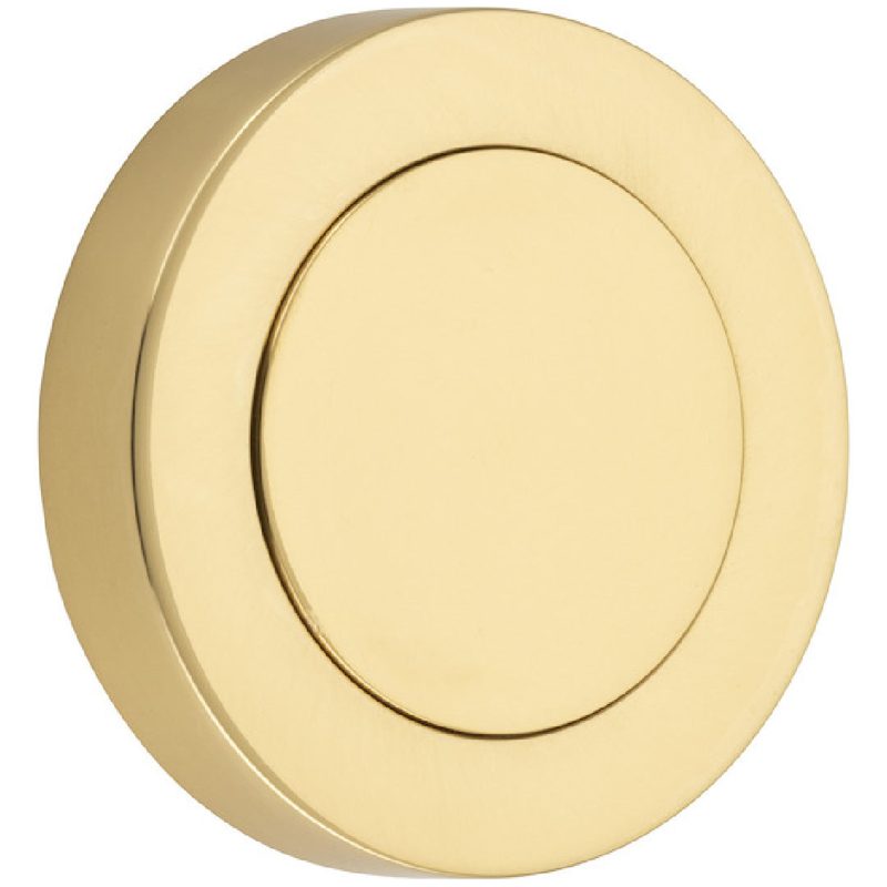 Iver Blank Rnd Rose 52 X 10mm - Brushed Brass, Accessories & Job Essentials - Construction Supplies Australia