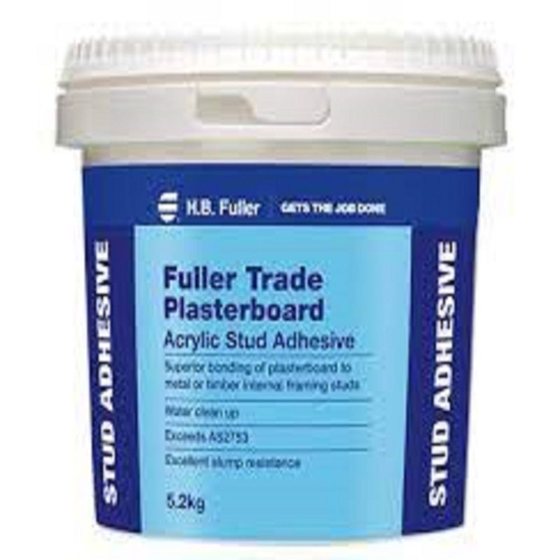 Fuller Plasterboard Stud Adhesive 5.2kg, Roofing Sheets - Construction Supplies Australia