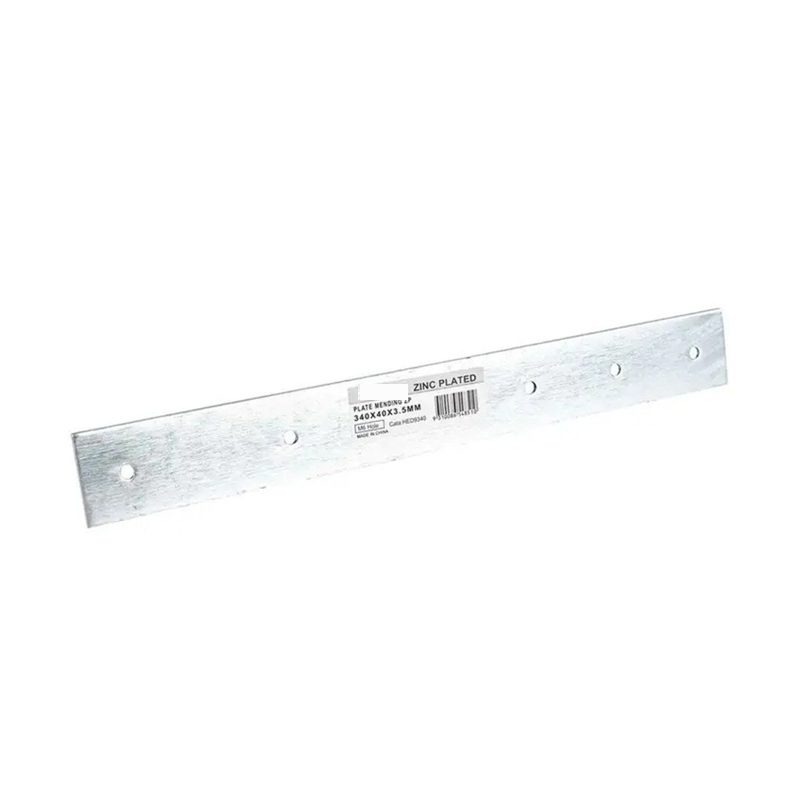 Mending Plate Zinc - 190 x 40mm, Mending Plates - Construction Supplies Australia