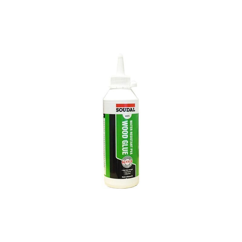 Soudal Pva Wood Glue Water Resistant - 1l, Sealants & Adhesives - Construction Supplies Australia