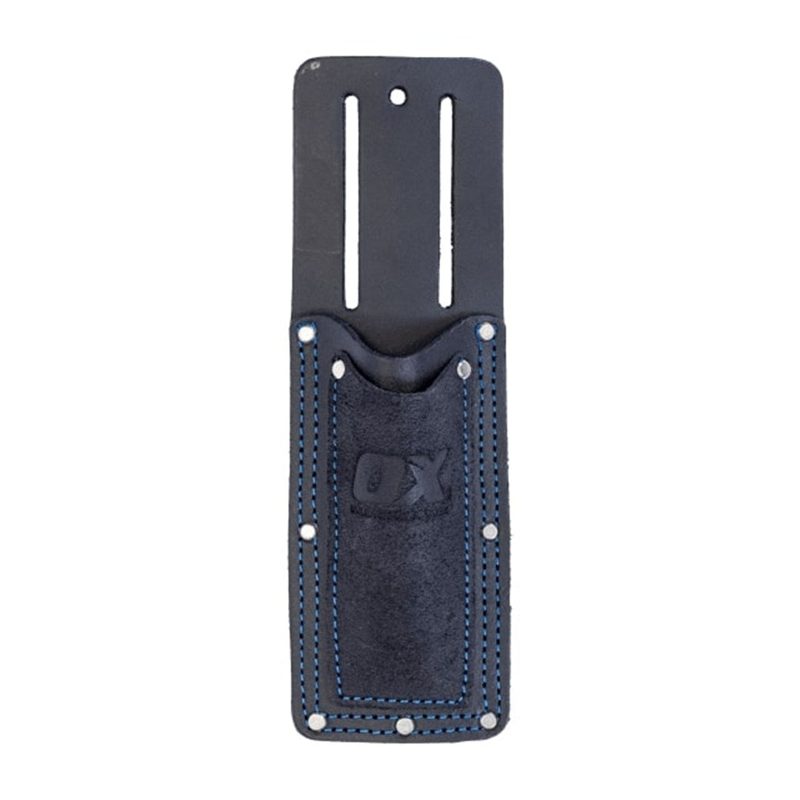 Chisel Holder 2 Pocket Leather Black Trade Series, Roofing Sheets - Construction Supplies Australia