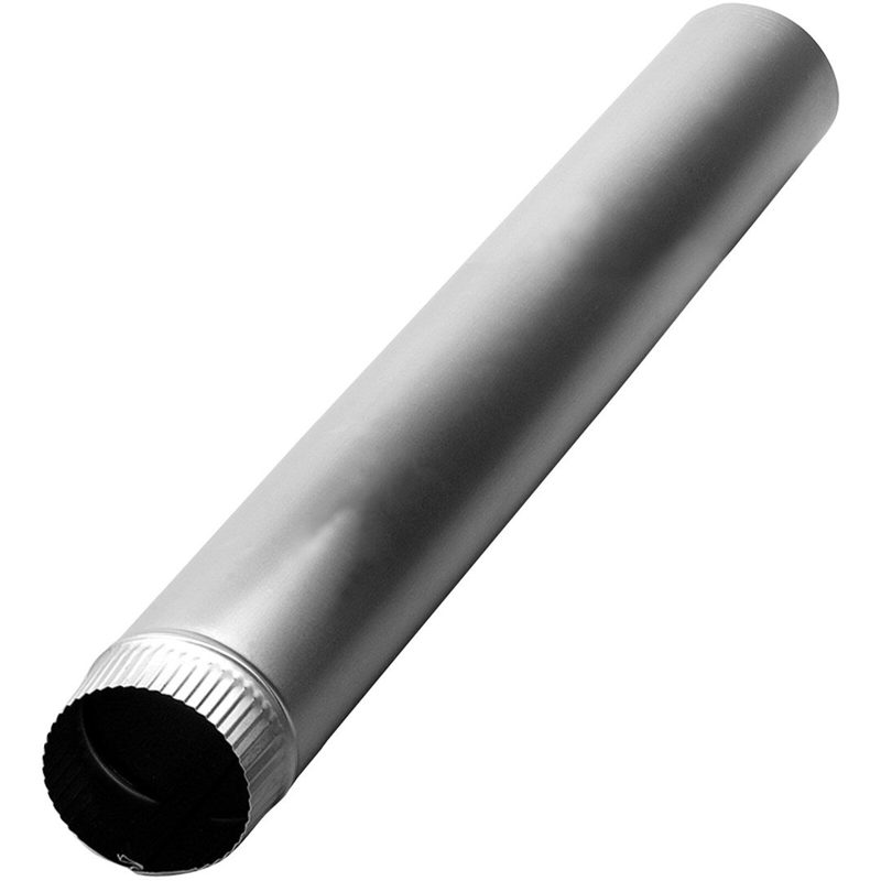 Ventilation Clip-Seam Pipe Gal - 125 x 610mm, Accessories & Job Essentials - Construction Supplies Australia