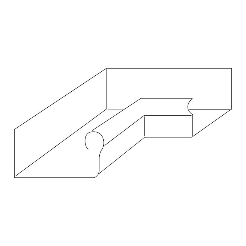 Lysaght Colorbond Quad 150 Lo-Front Gutter Corner - 0.6mm - External, Accessories & Job Essentials - Construction Supplies Australia