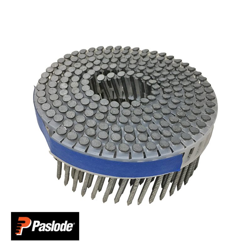 Paslode Coil Nail Screw 15deg E-Galv B25110 - 2.5 x 32mm, Roofing Sheets - Construction Supplies Australia