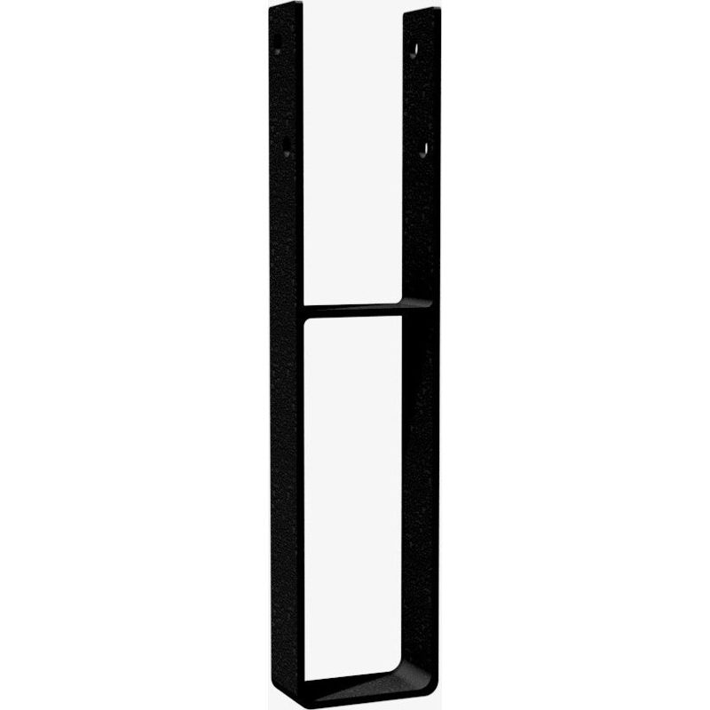 Dunnings Type A Tornado Heavy Duty Cast-In Post Anchor - M12 - 6mm Black - 100mm / 450mm, Fasteners & Fixings - Construction Supplies Australia