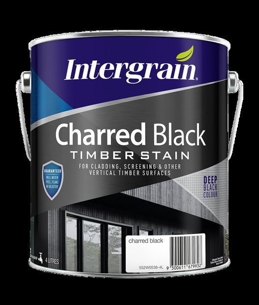 Interg Chared Black Timber Stain 4l, Roofing Sheets - Construction Supplies Australia