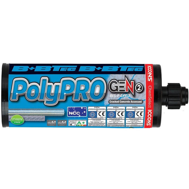 Iccons Polypro Gen 2 Injection System - 300ml, Fasteners & Fixings - Construction Supplies Australia