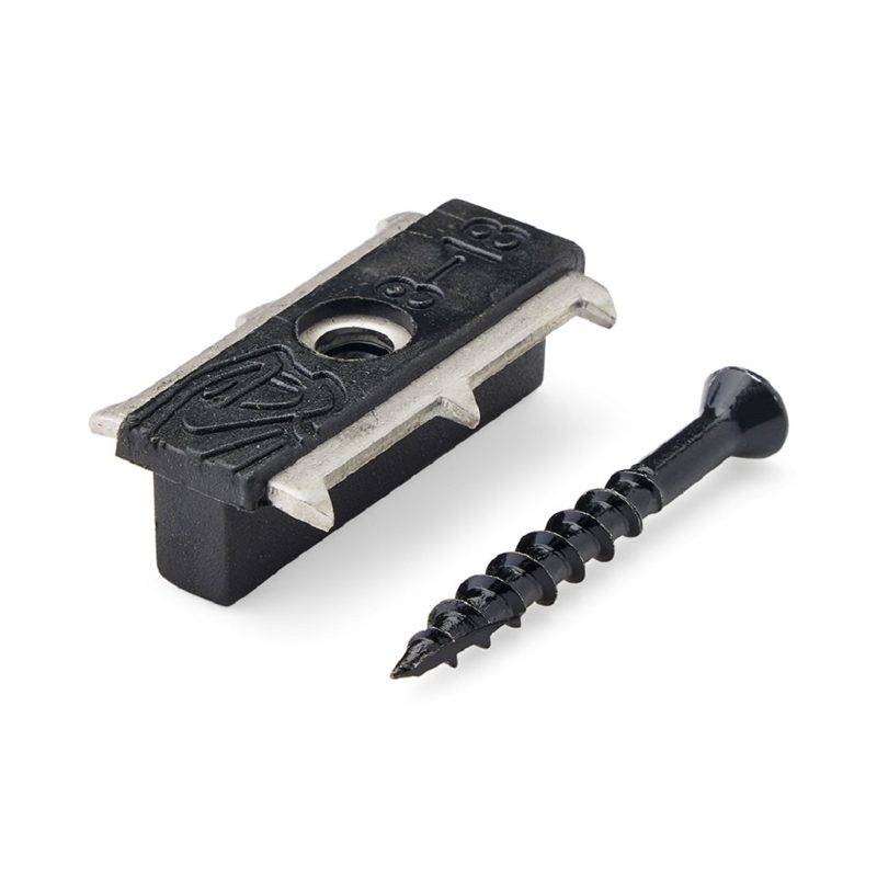 Newtechwood Decking T-Clip And Screw Ss410 - Metal Fix / 250, Accessories & Job Essentials - Construction Supplies Australia