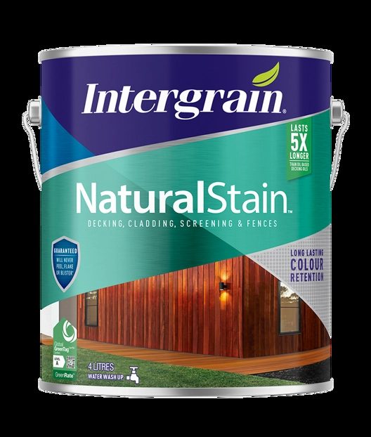 Interg Natural Stain Cedar/Cypress 4l, Roofing Sheets - Construction Supplies Australia