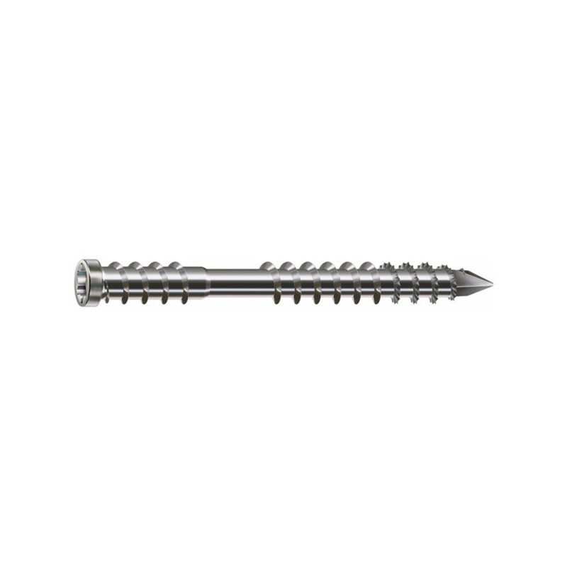 Raised Countersunk Head Deck-Drive Decking Screw S316 12g X 50mm - 1100, Fasteners & Fixings - Construction Supplies Australia