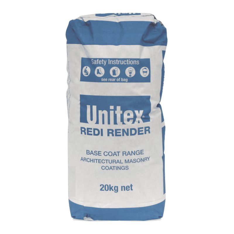 Unitex Uni-Dry Cote Redi Render 20kg, Roofing Sheets - Construction Supplies Australia
