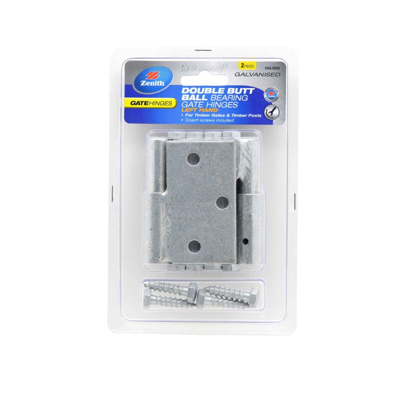 Gate Hinge For Timber Post And Gate Ball Bearing Galv - Left, Accessories & Job Essentials - Construction Supplies Australia