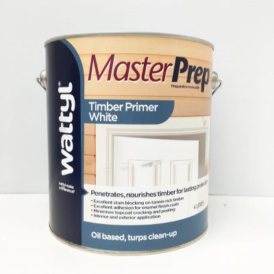 Wattyl Masterprep Oil Based Primer White - 10l, Accessories & Job Essentials - Construction Supplies Australia