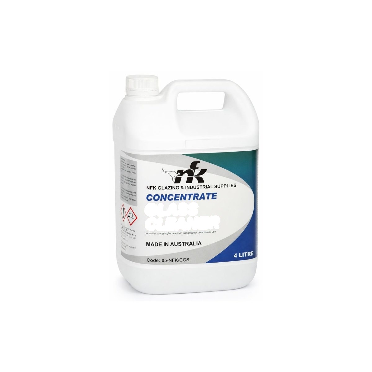 NFK Glass cleaner Concentrate 4L, Cleaning Products - Construction Supplies Australia