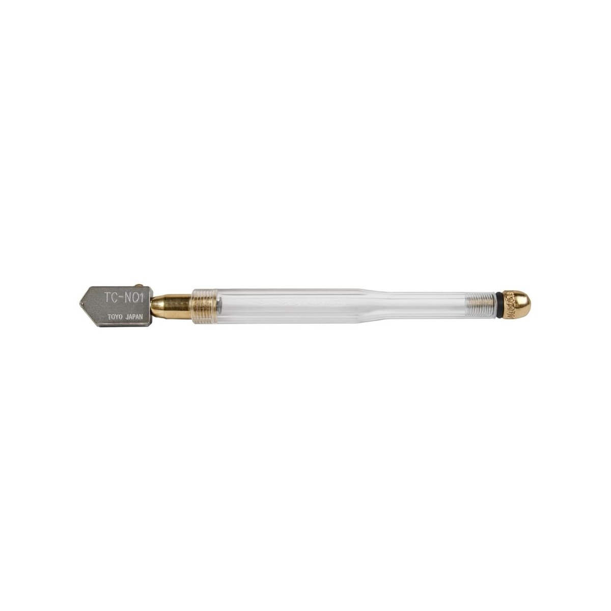 Toyo Standard Oil Cutter, Clear Handle, 135deg, Glass Cutting And Cutting Fluids - Construction Supplies Australia