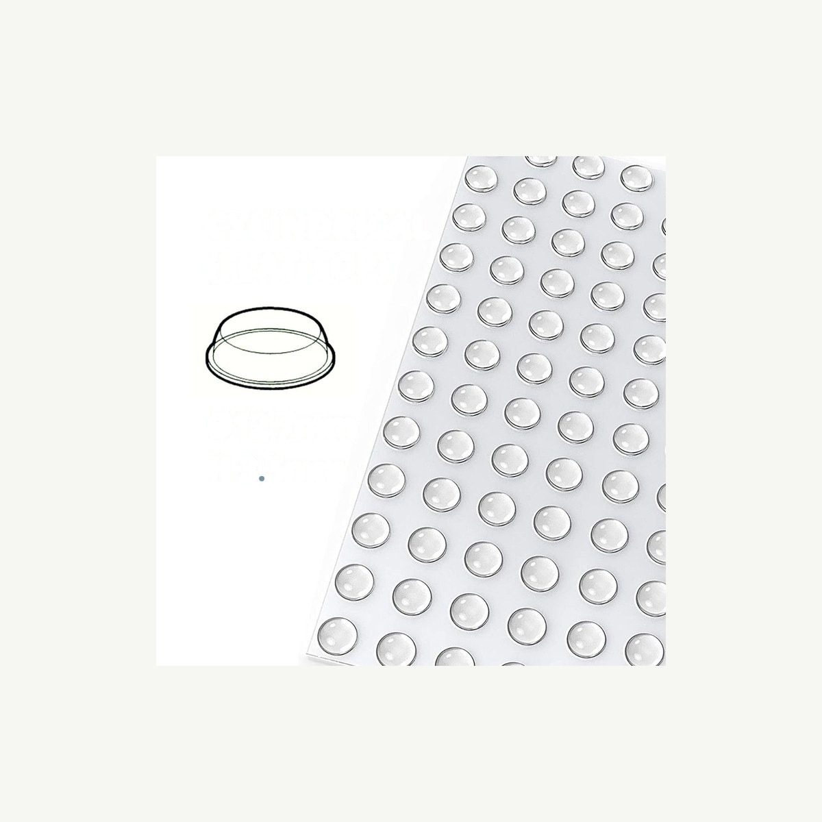 Bumpon BS1 Clear (200 card), Tapes And Films - Construction Supplies Australia