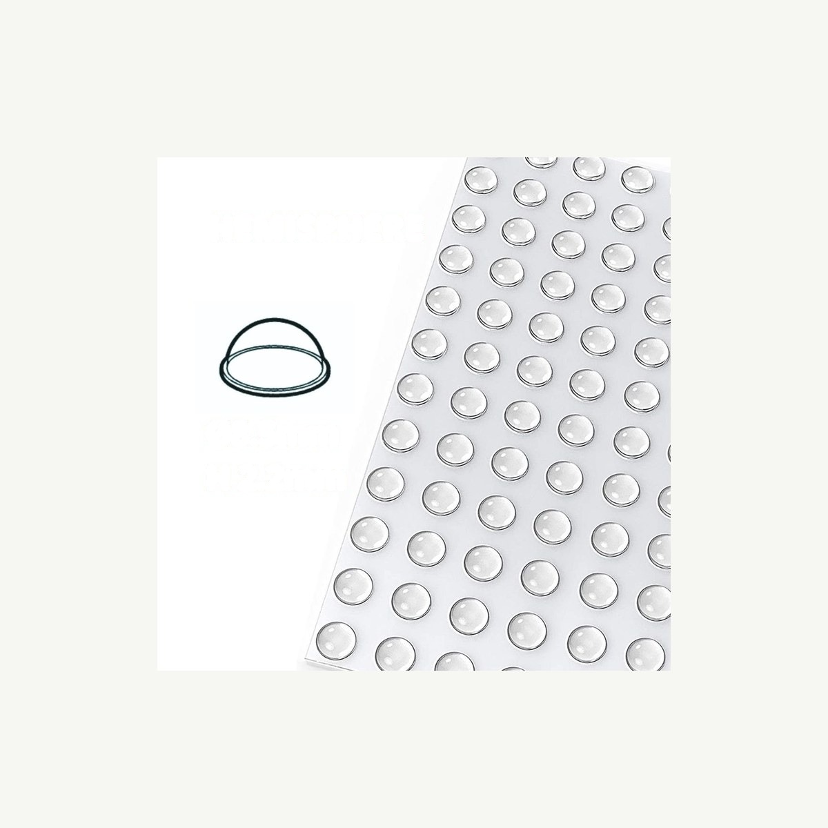 Bumpon BS27 Clear (450 card), Tapes And Films - Construction Supplies Australia