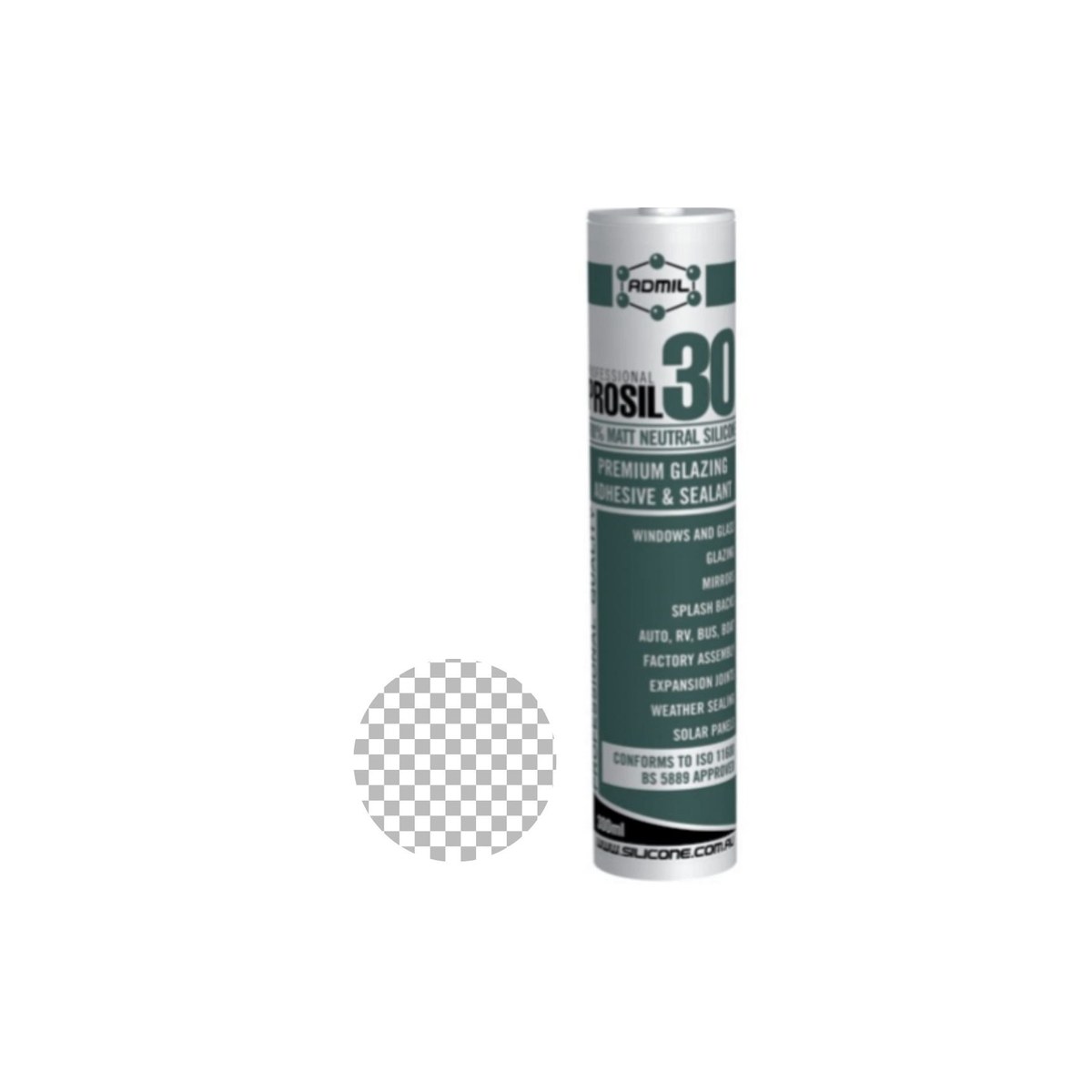 Prosil 30 300ml Cartridge - 30 x 300 - Prosil 30 Clear 300ml Cartridge, Sealant And Adhesives - Construction Supplies Australia