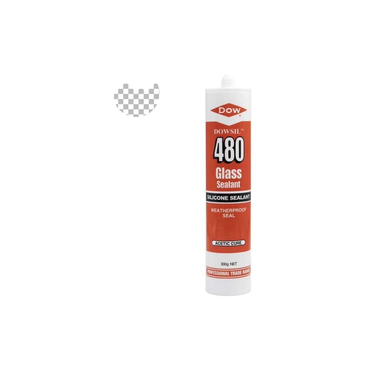Dow 480 Translucent Cartridge, Sealant And Adhesives - Construction Supplies Australia