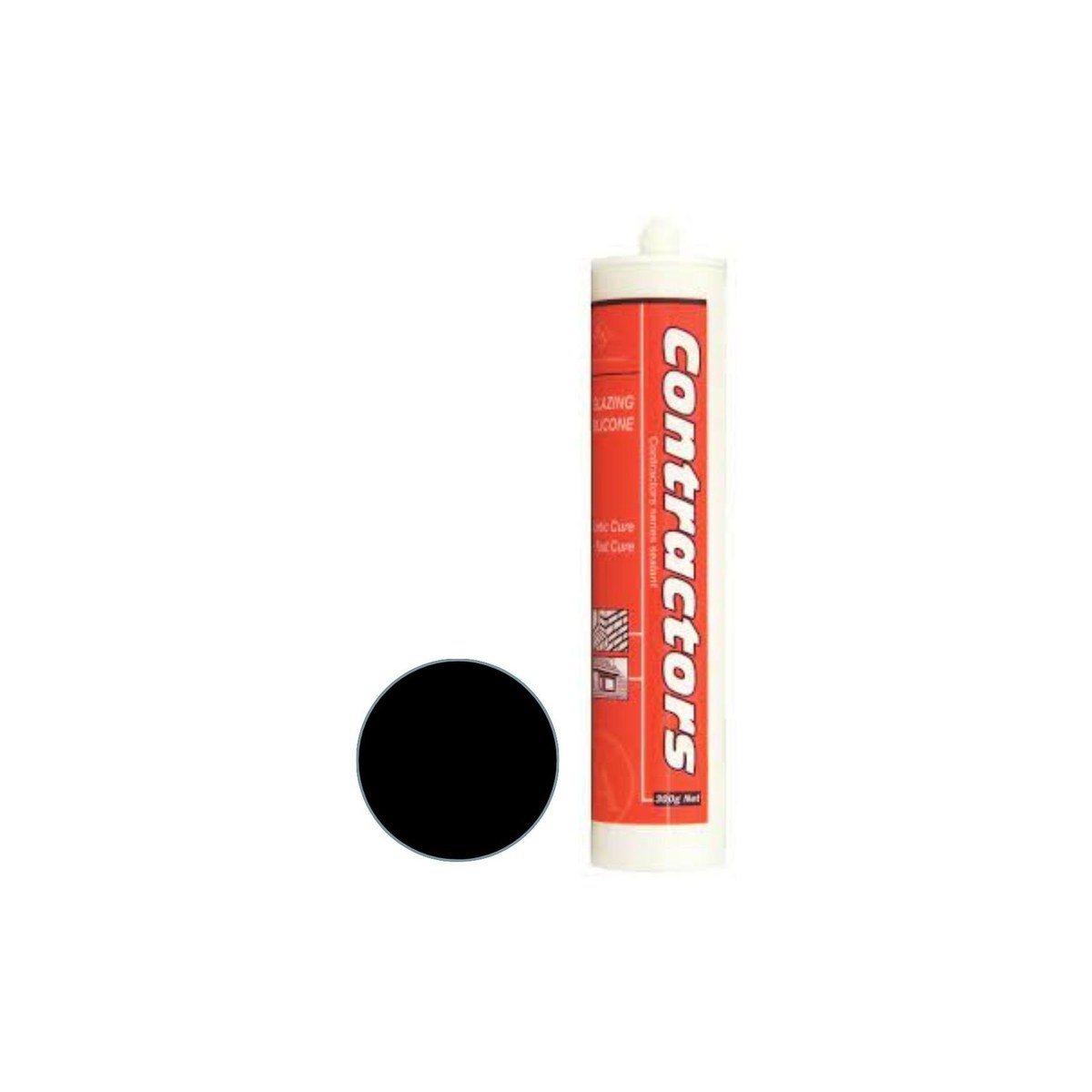 GE Contractors Acetic - GE Contractors Black Acetic, Sealant And Adhesives - Construction Supplies Australia