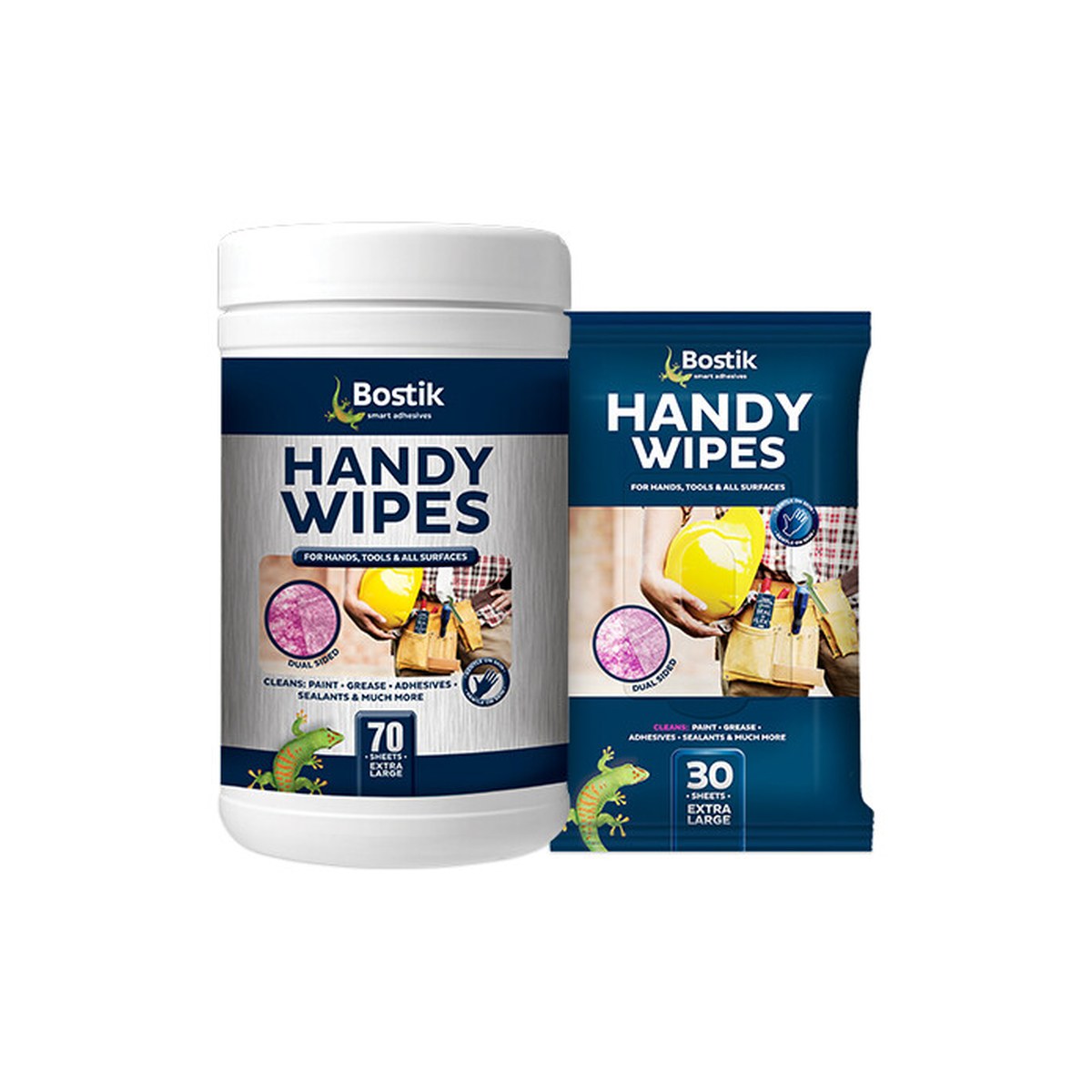 HANDY WIPES BOSTIK - 70 TOWEL TUB, Accessories General Accessories - Construction Supplies Australia