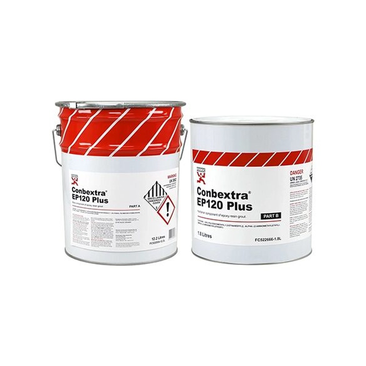 Fosroc CONBEXTRA EP120 PLUS BASE 12.2L, Construction Chemicals - Construction Supplies Australia