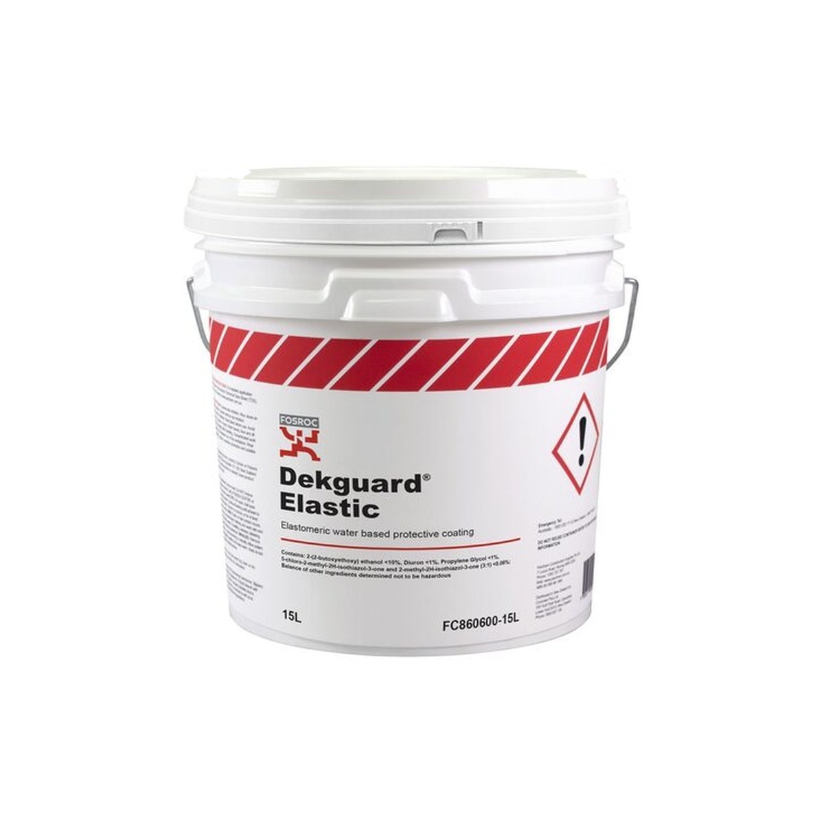 Fosroc DEKGUARD ELASTIC IN CAN TINT 15L, Construction Chemicals - Construction Supplies Australia