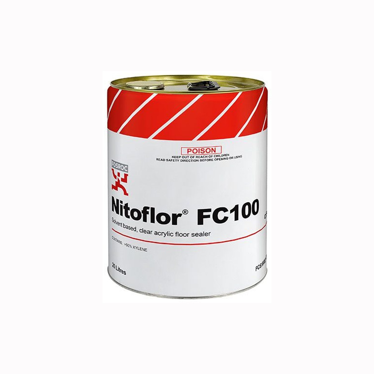 Fosroc NITOFLOR FC100 CLEAR 20L, Construction Chemicals - Construction Supplies Australia