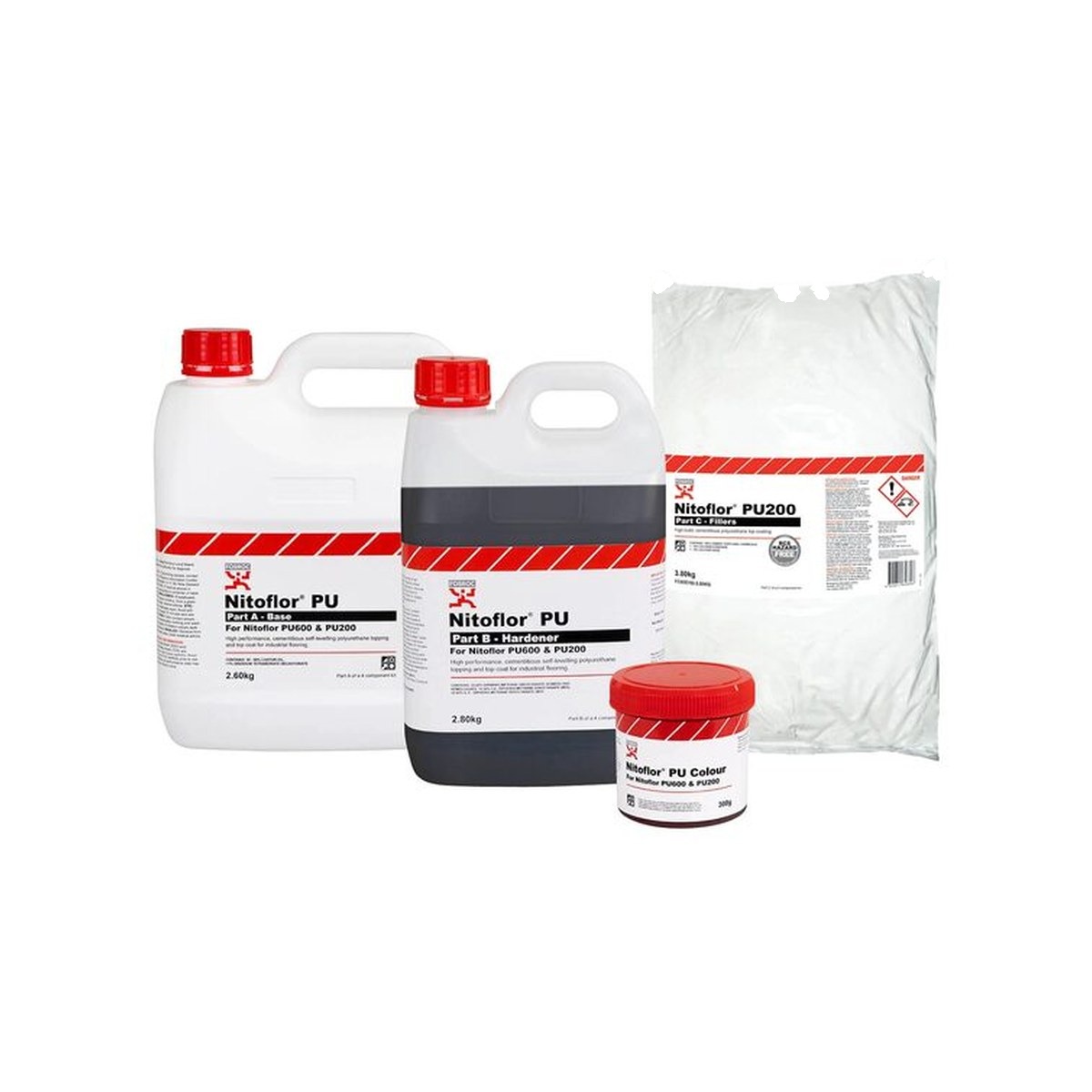 Fosroc NITOFLOR PU200 PTC FILLERS 3.8KG, Construction Chemicals - Construction Supplies Australia