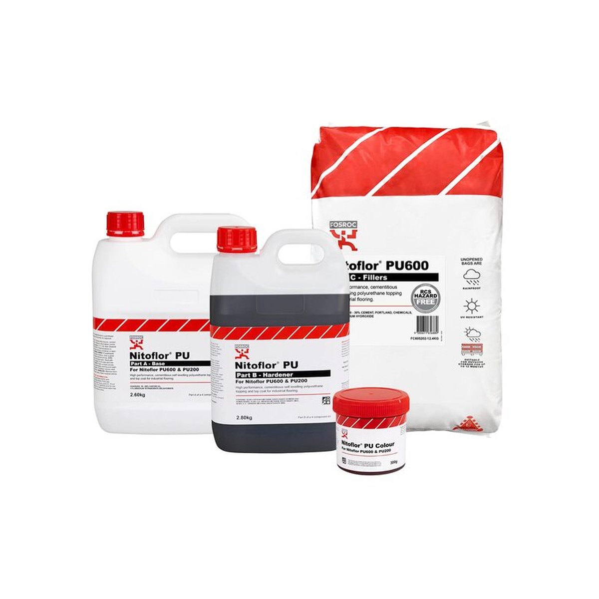Fosroc NITOFLOR PU600 PTC FILLERS 12.4KG, Construction Chemicals - Construction Supplies Australia