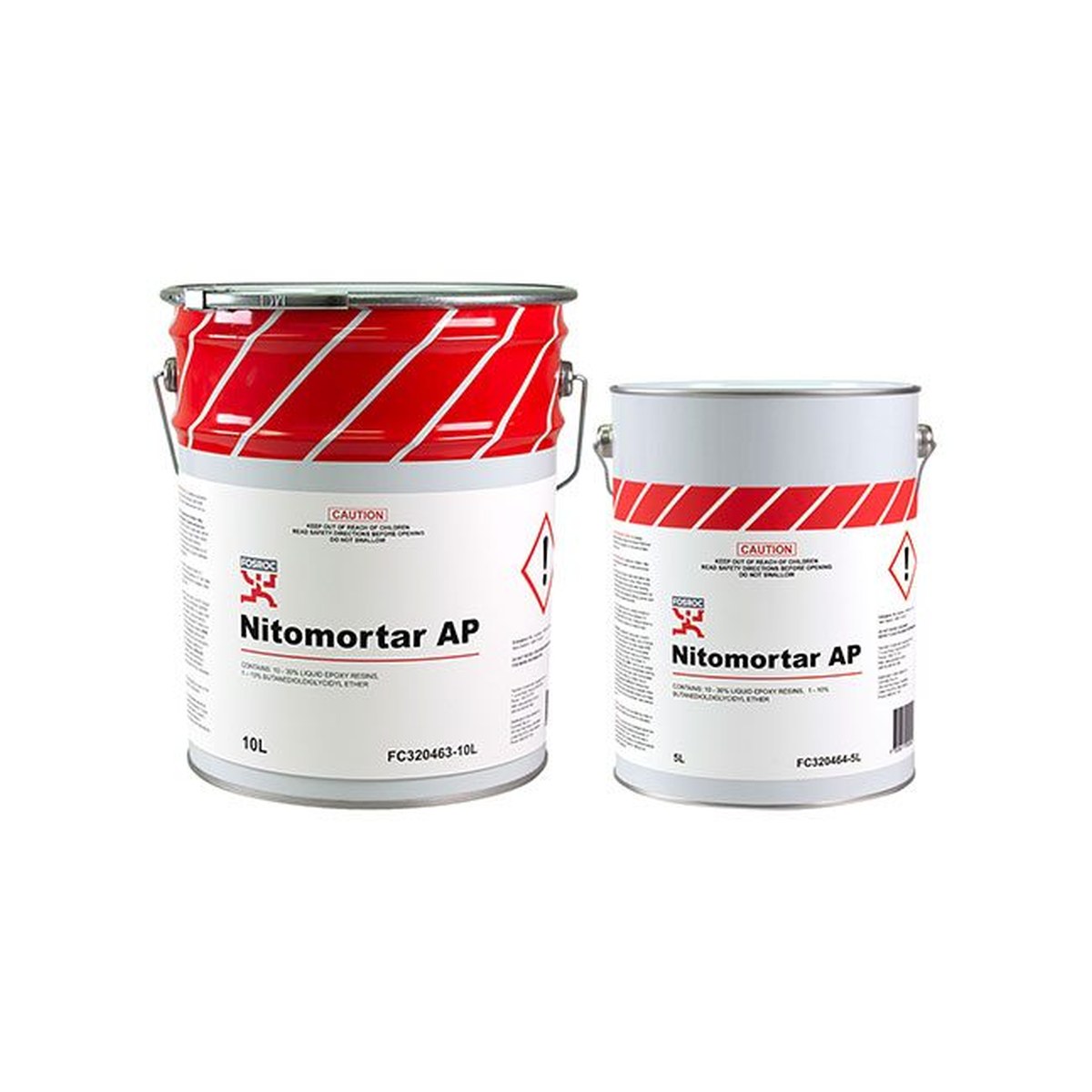 Fosroc NITOMORTAR AP BSE 10L AU, Construction Chemicals - Construction Supplies Australia