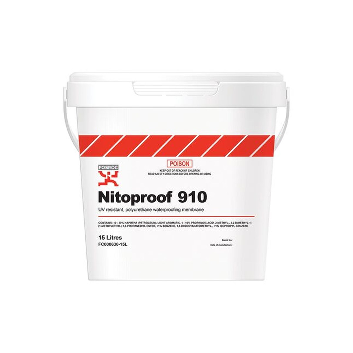 FOSROC NITOPROOF 910 15L, Construction Chemicals - Construction Supplies Australia