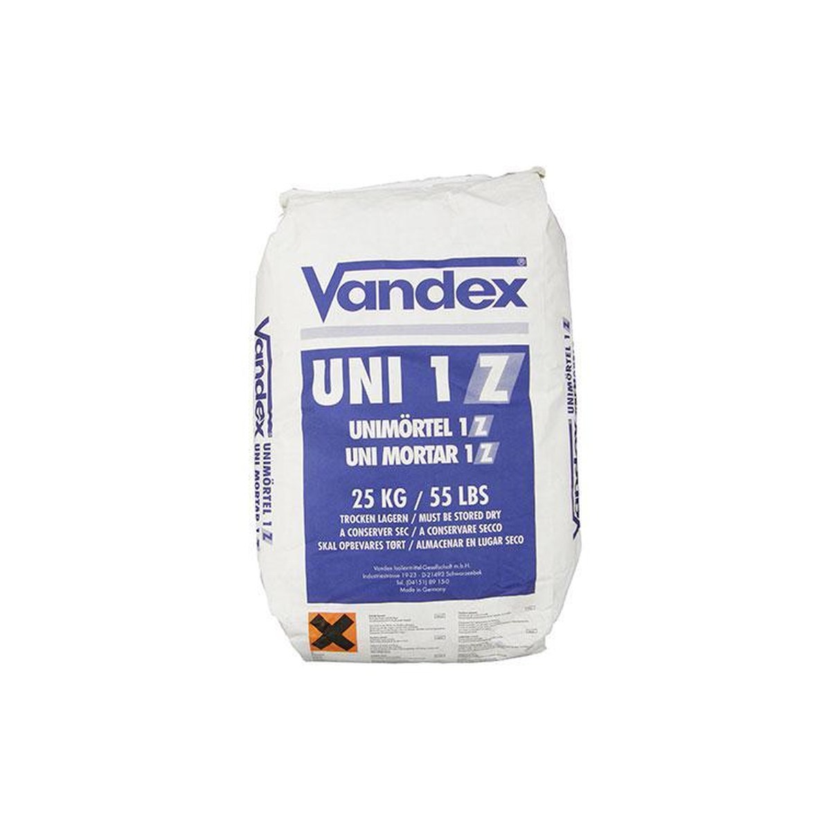 VANDEX UNI MORTAR 1 Z 25KG, Construction Chemicals - Construction Supplies Australia