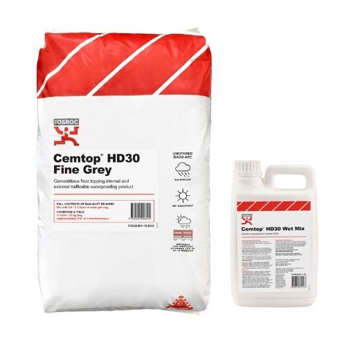 Fosroc CEMTOP HD30 FINE GRY POWDER 18.6KG, Construction Chemicals - Construction Supplies Australia