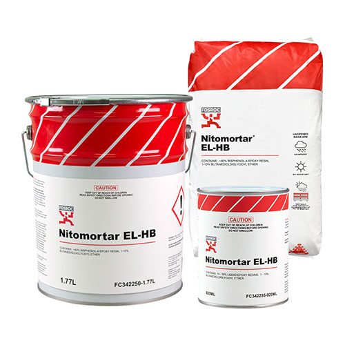 Fosroc NITOMORTAR EL-HB PT B 920ML, Construction Chemicals - Construction Supplies Australia