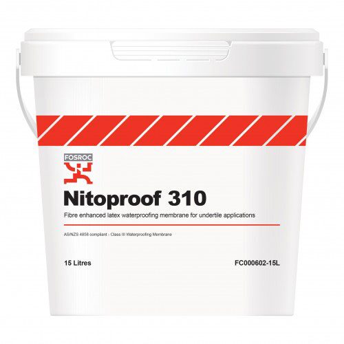 Fosroc NITOPROOF 310 15L, Construction Chemicals - Construction Supplies Australia