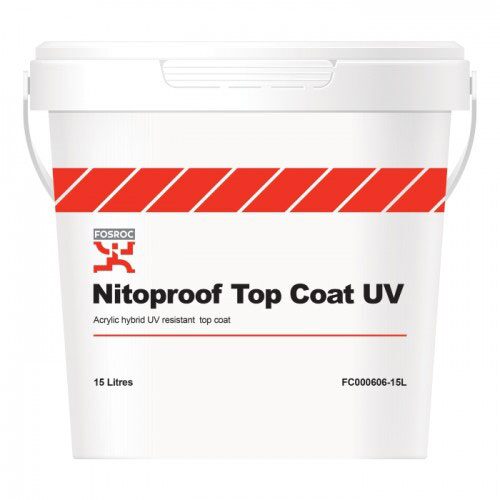 Fosroc NITOPROOF TOP COAT UV 15L, Construction Chemicals - Construction Supplies Australia