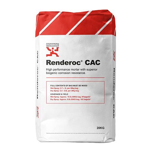 Fosroc RENDEROC CAC DRY SPRAY 2.5MM, Construction Chemicals - Construction Supplies Australia