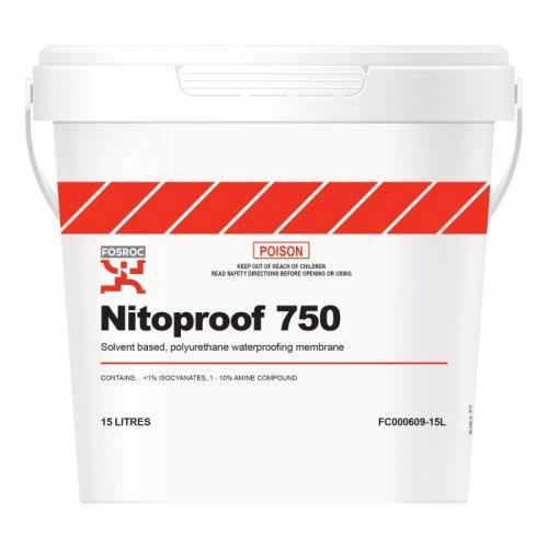 FOS NITOPROOF 750 15L - Construction Supplies Australia