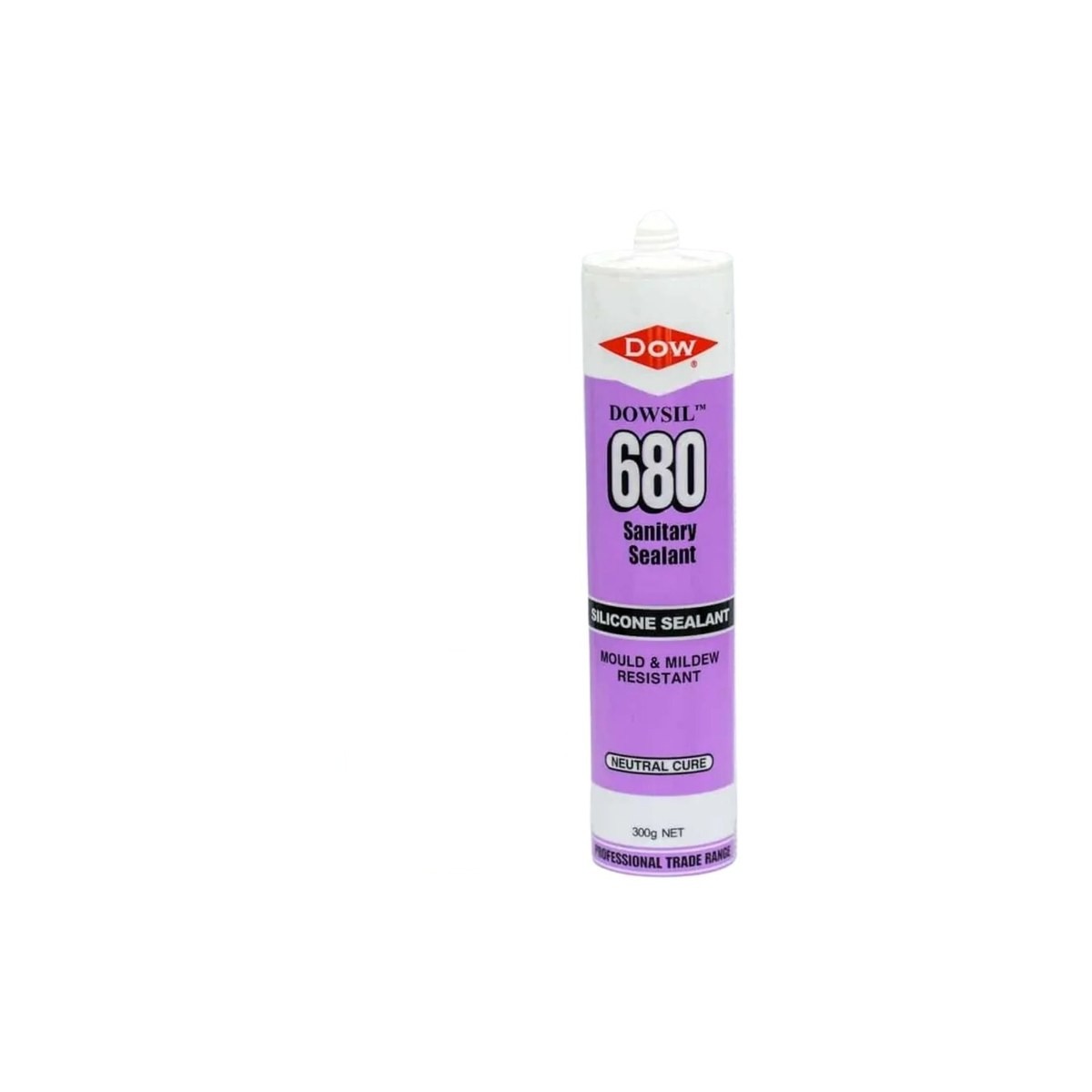 Dow 680 Cartridge - 300 - Dow 680 Kitchen & Bathroom Silicone 300g - White, Sealant And Adhesives - Construction Supplies Australia
