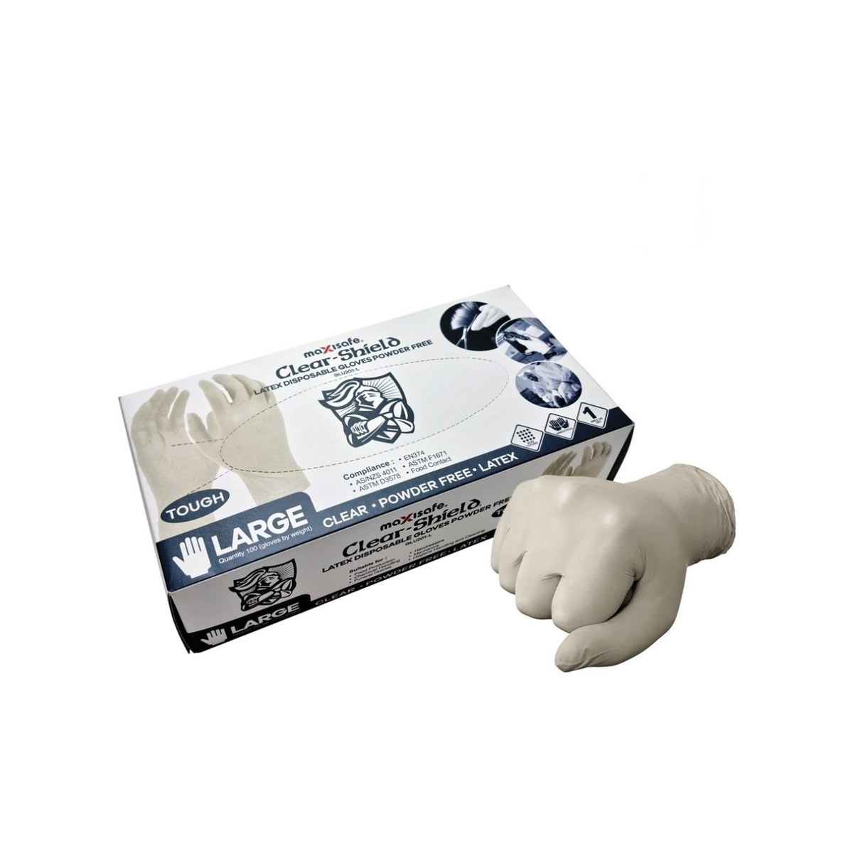 Gloves Latex Disposable, Safety Products - Construction Supplies Australia