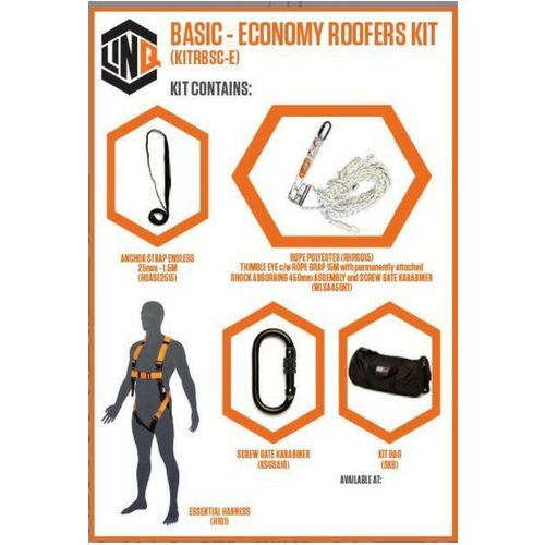 Economy Basic Roofers Harness Kit KITRBSC-E Linq view 3