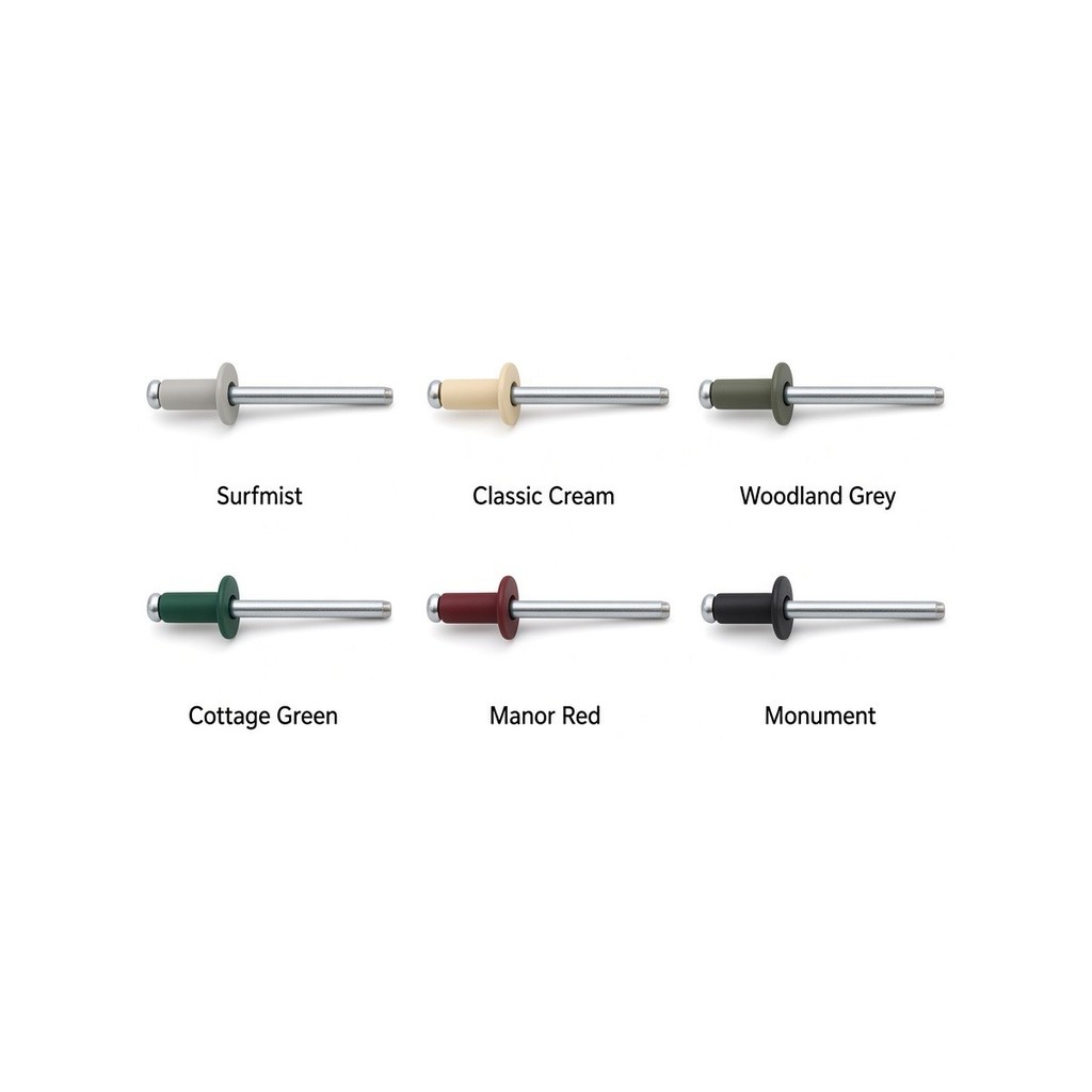 4/3 Rivets - Coloured, Rivets - Construction Supplies Australia